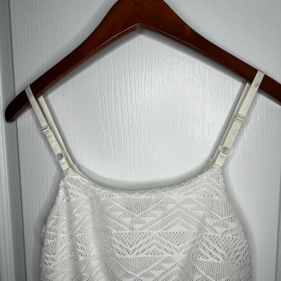 Bailey Blue boho Gypsy sleeveless lined lace maxi dress white small - Picture 7 of 8